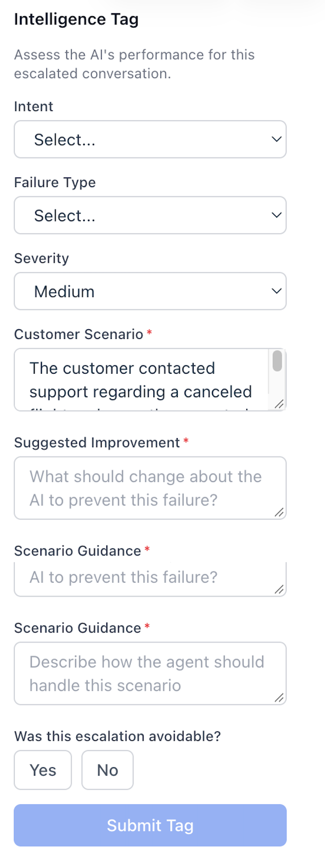Telemetry, Failure Taxonomy & RLHF Pipelines — product screenshot